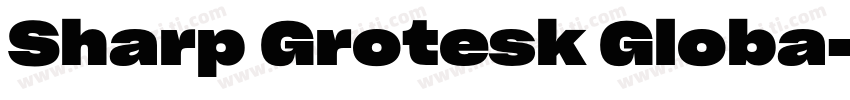 Sharp Grotesk Globa字体转换